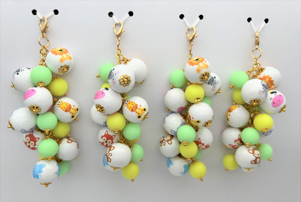 Zoo Animal Baby Journal Planner Charm Clip