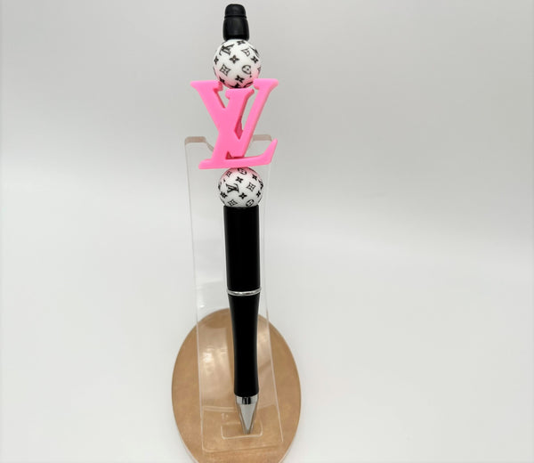 Glam Silicone Beaded Pen