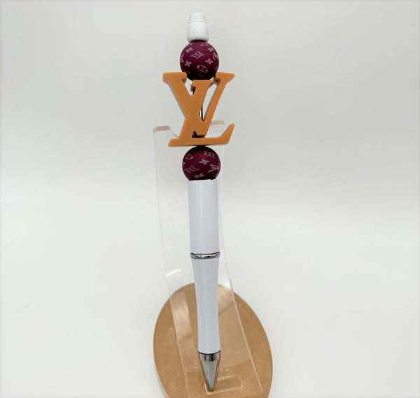 Glam Silicone Beaded Pen