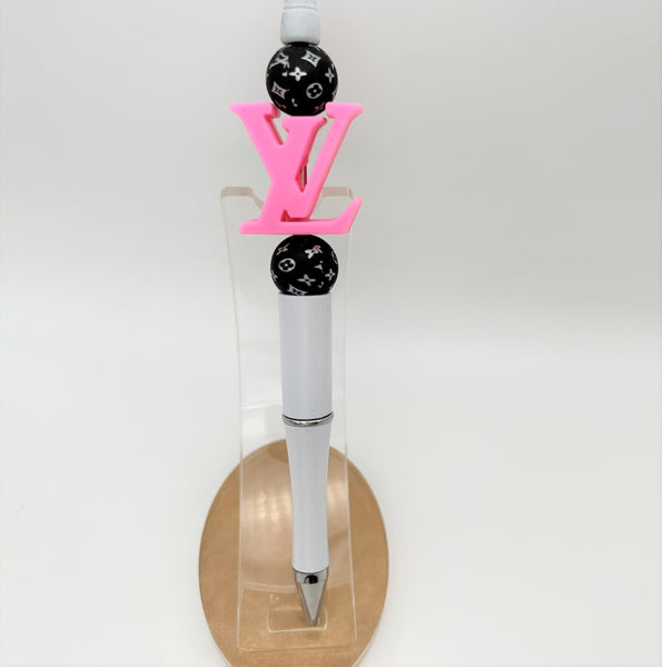 Glam Silicone Beaded Pen