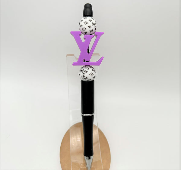 Glam Silicone Beaded Pen