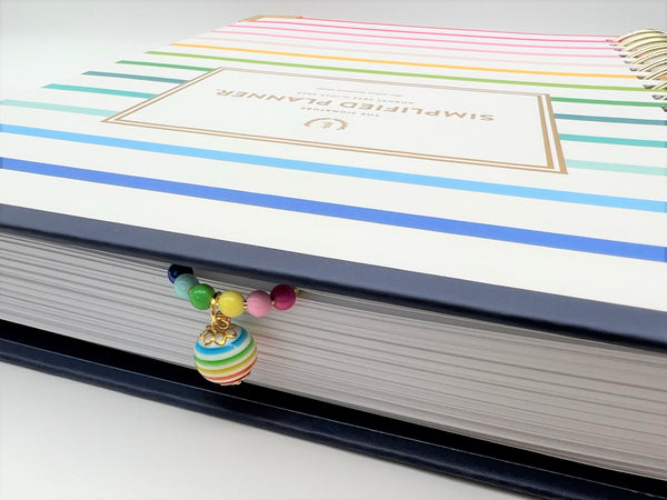 Happy Stripe Planner Paperclip