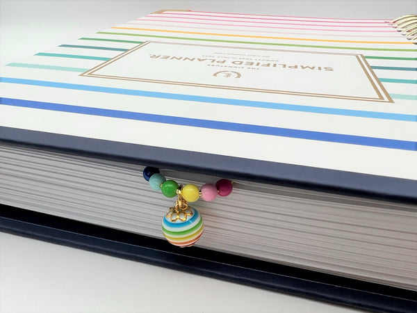 Happy Stripe Planner Paperclip