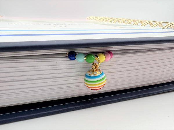 Happy Stripe Planner Paperclip