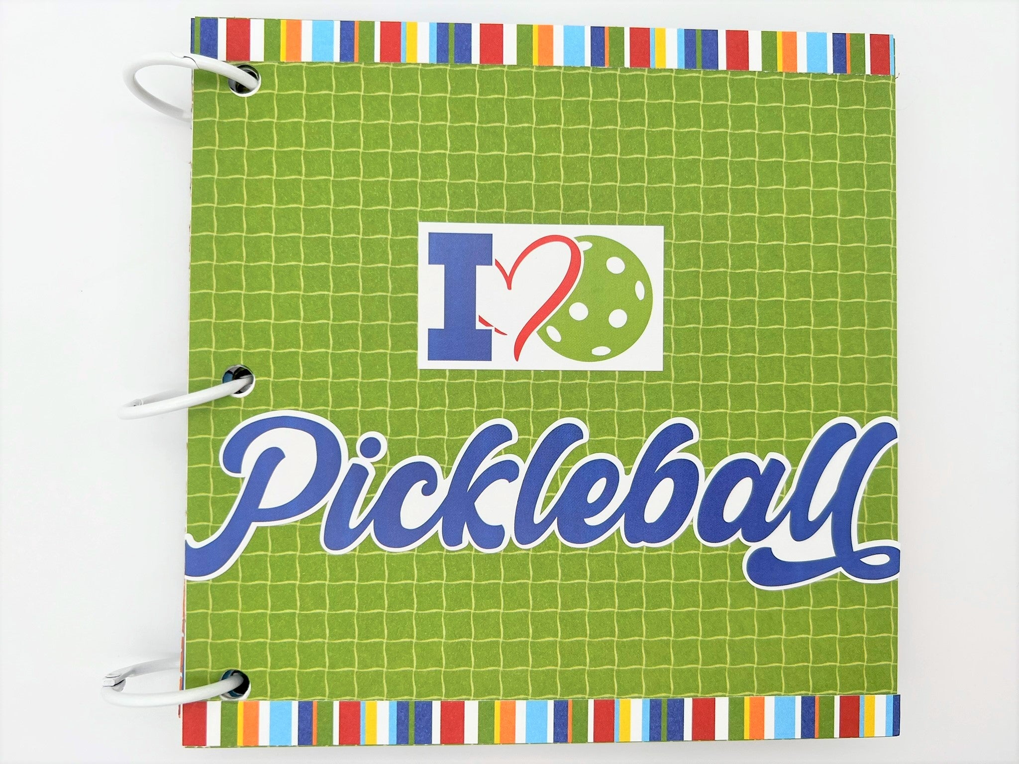 Premade Pickleball Scrapbook Photo Album
