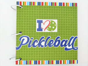 Premade Pickleball Scrapbook Photo Album