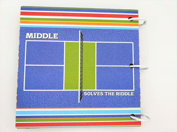 Premade Pickleball Scrapbook Photo Album