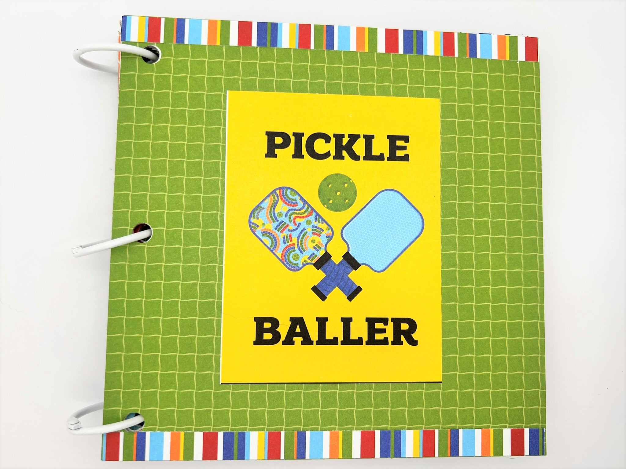 Premade Pickleball Scrapbook Photo Album