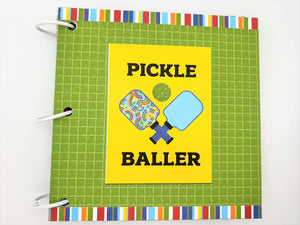Premade Pickleball Scrapbook Photo Album