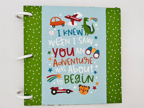 Premade Boy Scrapbook Photo Album