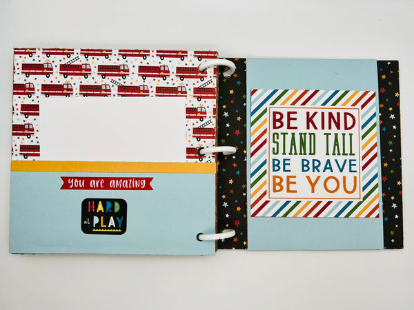 Premade Boy Scrapbook Photo Album