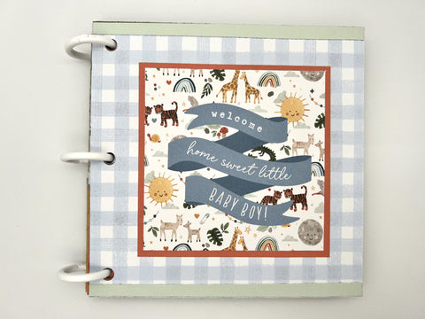 Baby Boy Scrapbook Photo Album Gift