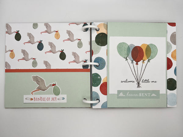 Baby Boy Scrapbook Photo Album Gift
