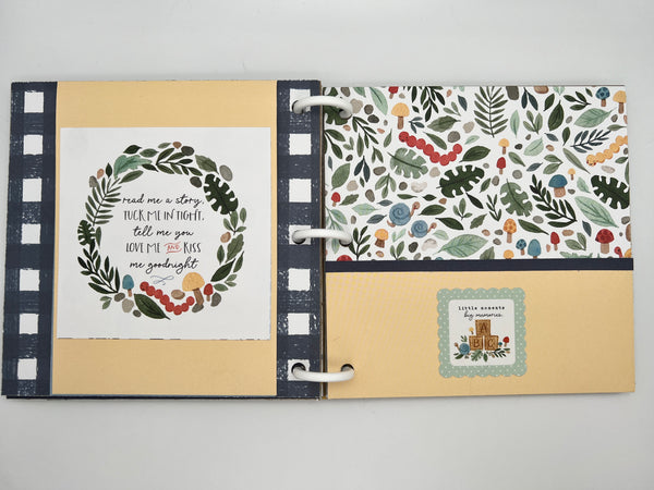 Baby Boy Scrapbook Photo Album Gift