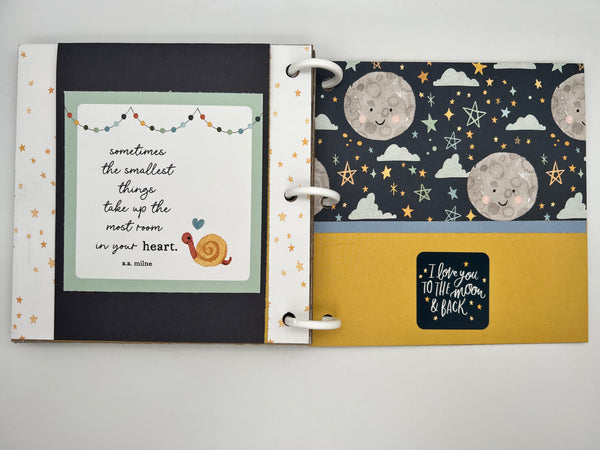 Baby Boy Scrapbook Photo Album Gift
