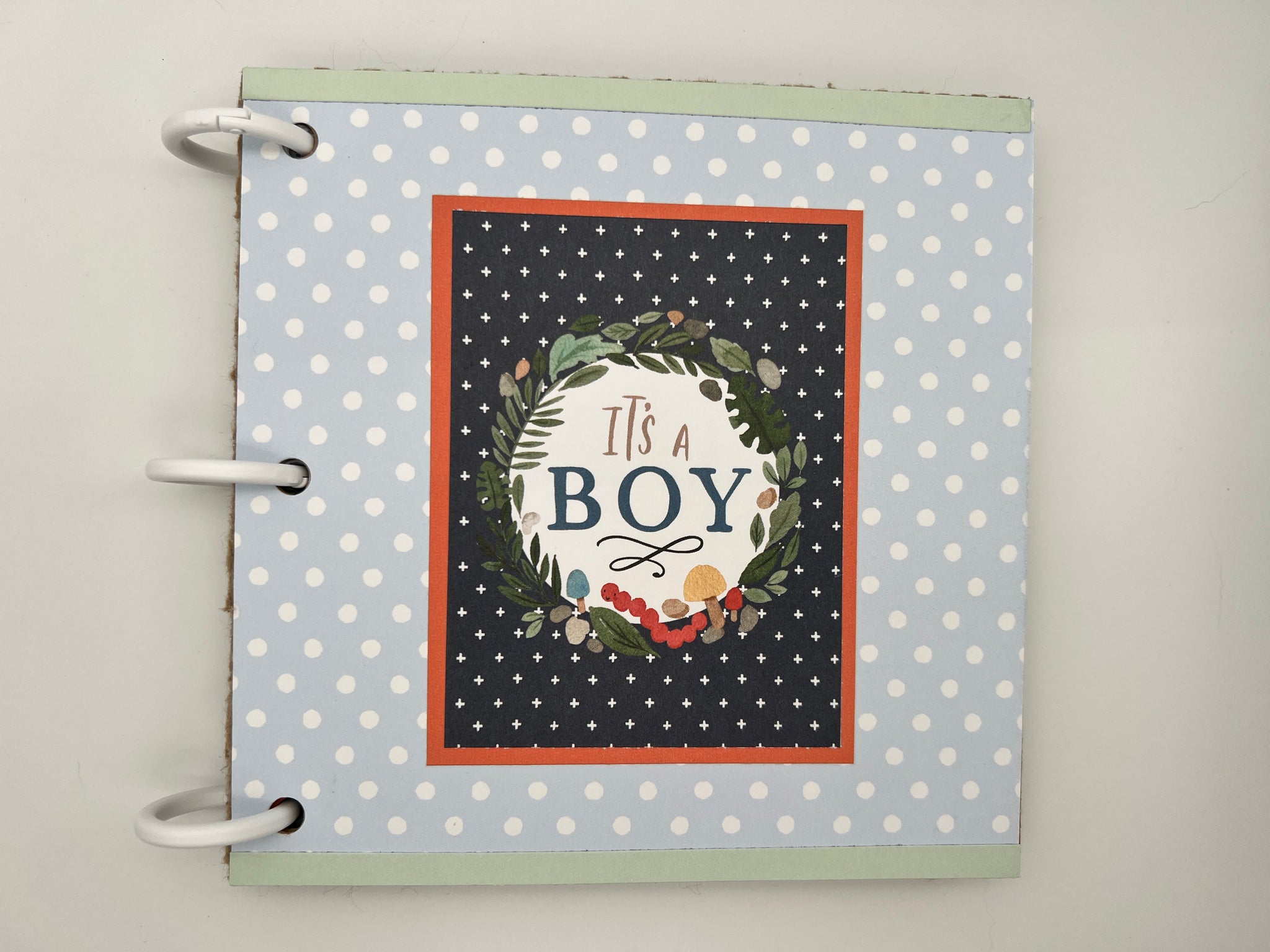Baby Boy Scrapbook Photo Album Gift