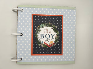 Baby Boy Scrapbook Photo Album Gift