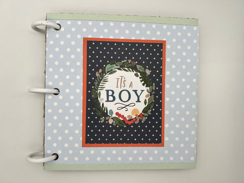 Baby Boy Scrapbook Photo Album Gift
