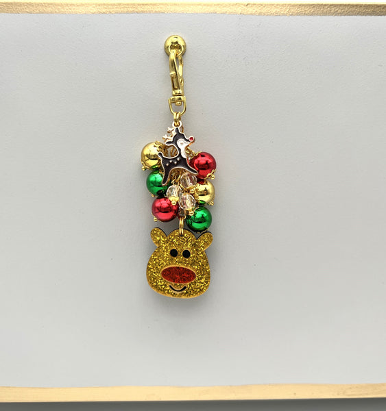Christmas Deer Charm Clip