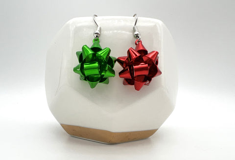 Christmas Bow Earrings