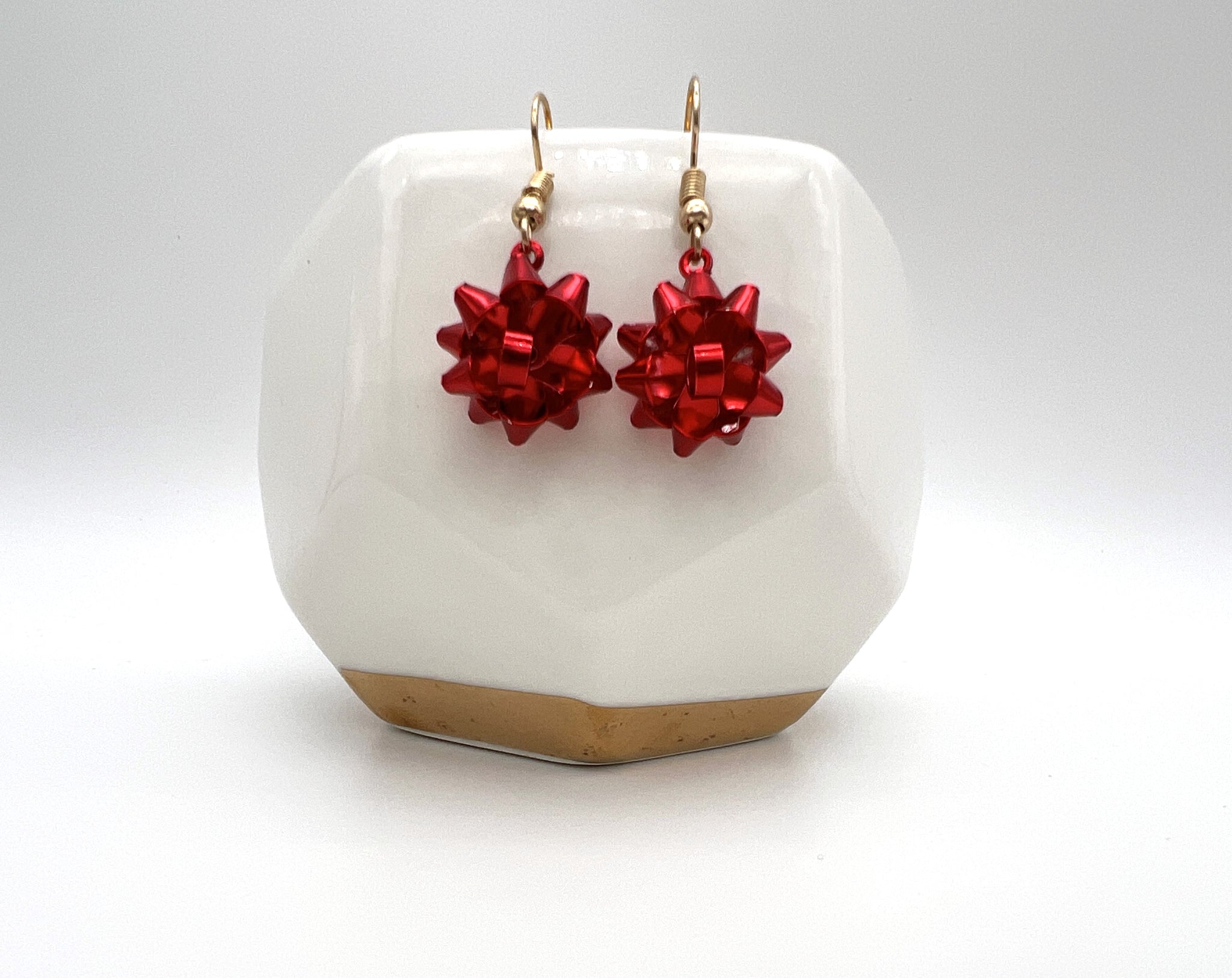 Christmas Bow Earrings