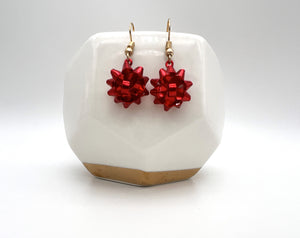 Christmas Bow Earrings