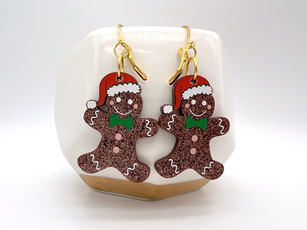 Christmas Gingerbread Earrings