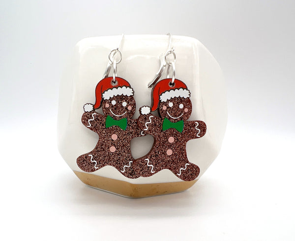 Christmas Gingerbread Earrings