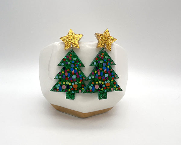 Christmas Tree Earrings