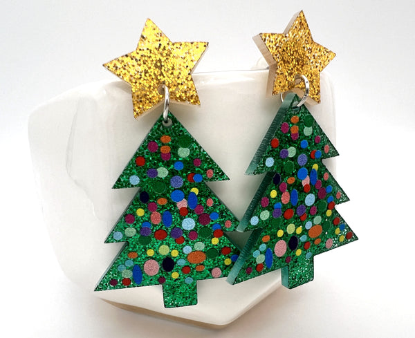 Christmas Tree Earrings