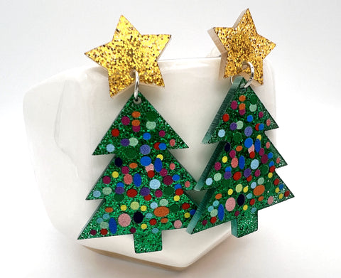 Christmas Tree Earrings