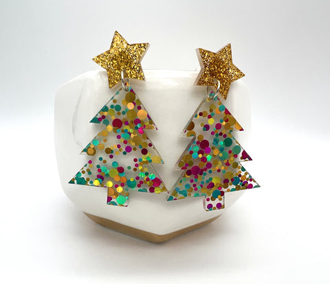 Christmas Tree Earrings