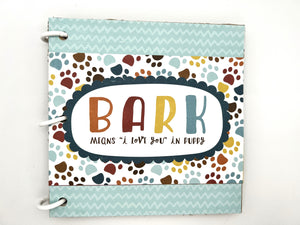 Premade Dog Scrapbook Photo Album