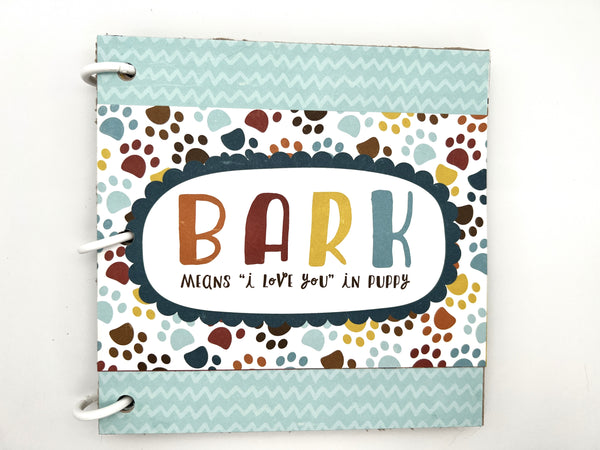Premade Dog Scrapbook Photo Album
