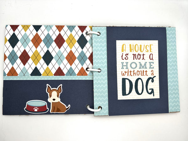 Premade Dog Scrapbook Photo Album