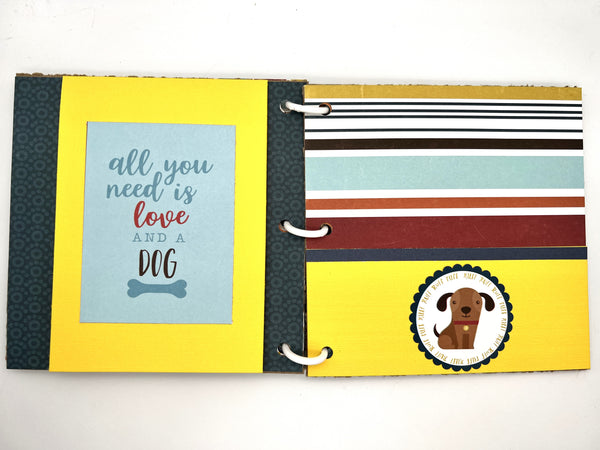 Premade Dog Scrapbook Photo Album