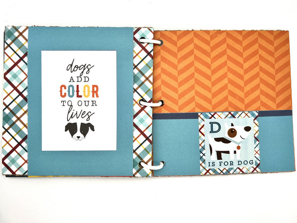 Premade Dog Scrapbook Photo Album