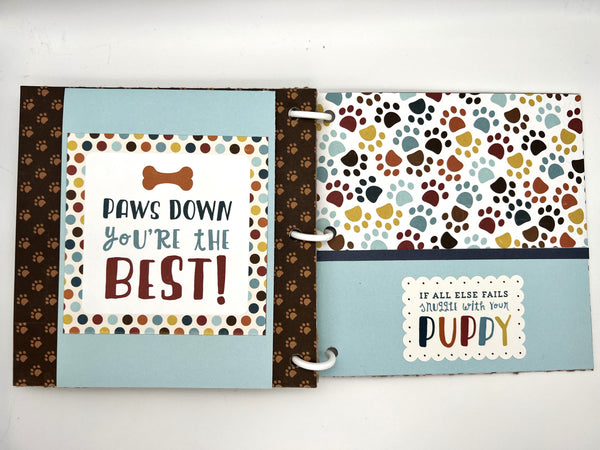 Premade Dog Scrapbook Photo Album