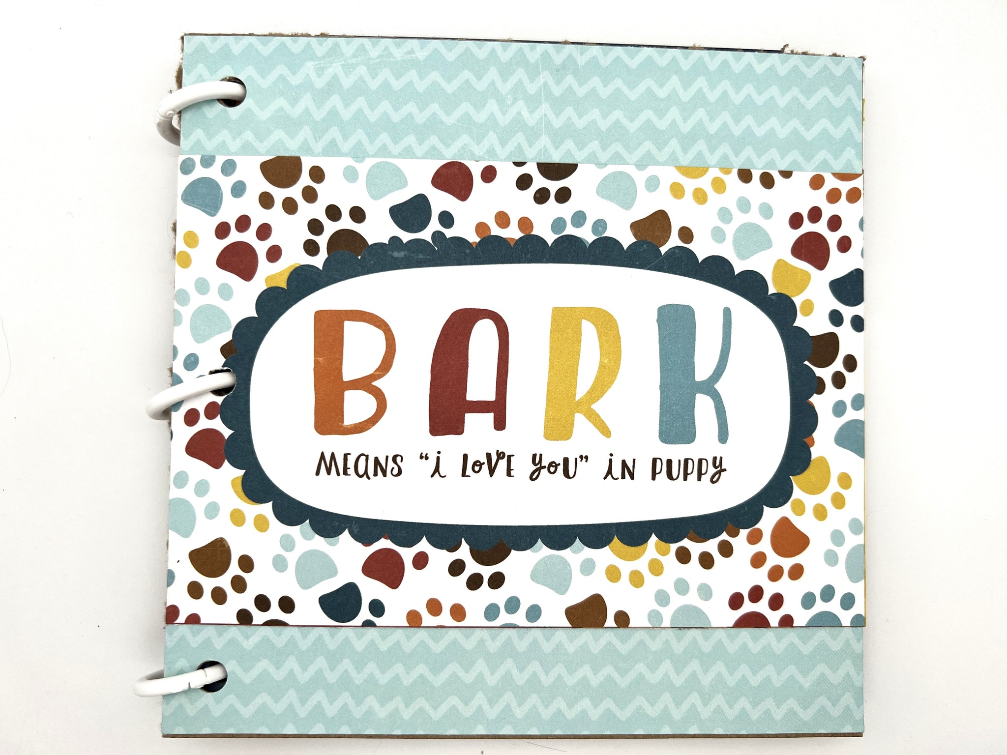 Premade Dog Scrapbook Photo Album
