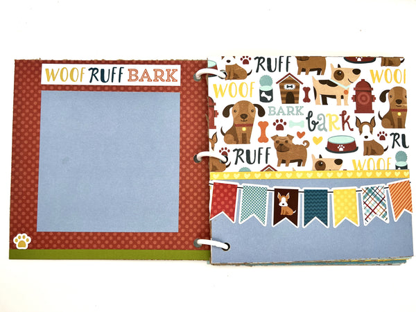 Premade Dog Scrapbook Photo Album