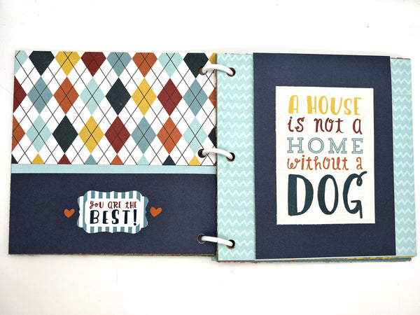Premade Dog Scrapbook Photo Album