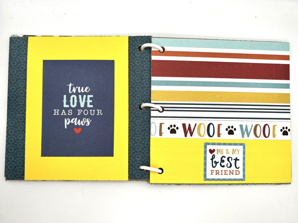 Premade Dog Scrapbook Photo Album