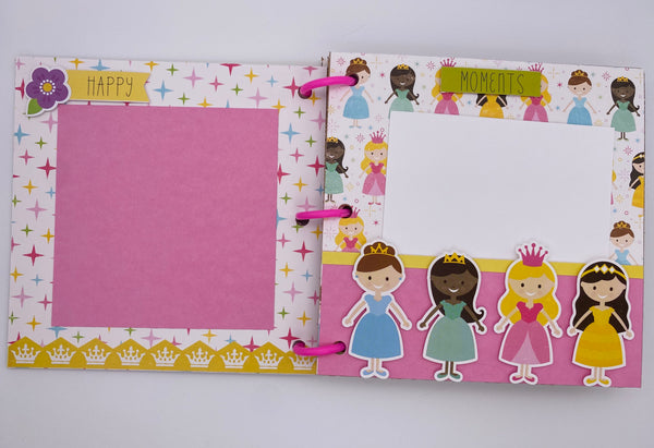 Premade Princess Scrapbook Photo Album