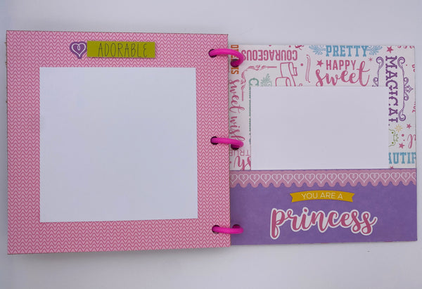 Premade Princess Scrapbook Photo Album
