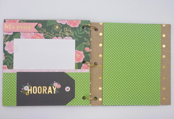 Premade Bridal Shower, Wedding Scrapbook Photo Album