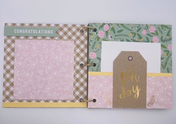Premade Bridal Shower, Wedding Scrapbook Photo Album
