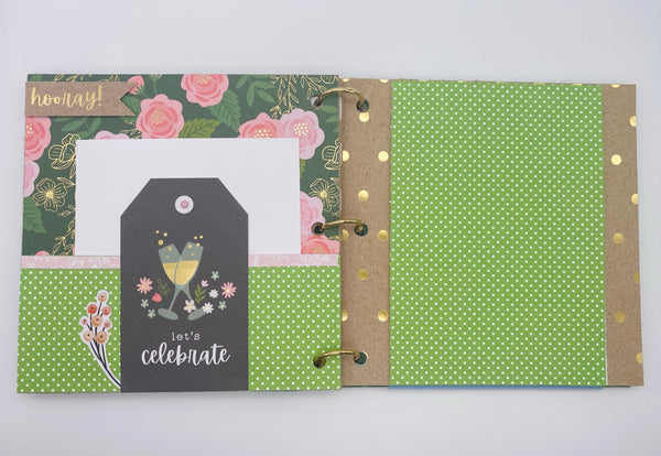 Premade Bridal Shower, Wedding Scrapbook Photo Album