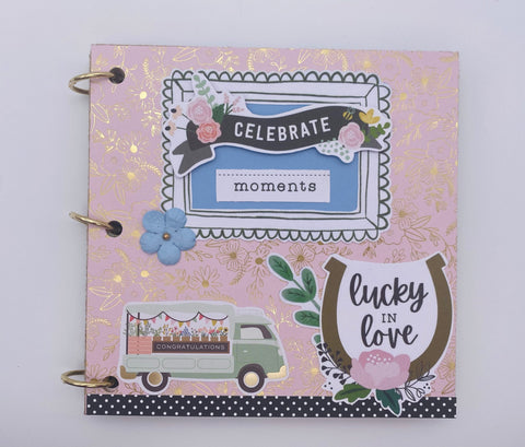 Premade Bridal Shower, Wedding Scrapbook Photo Album
