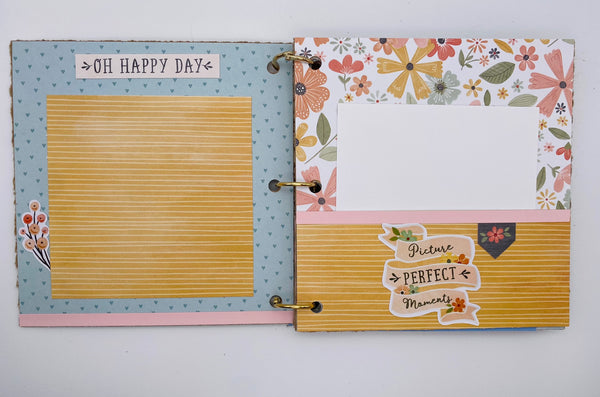 Premade Family Scrapbook Photo Album