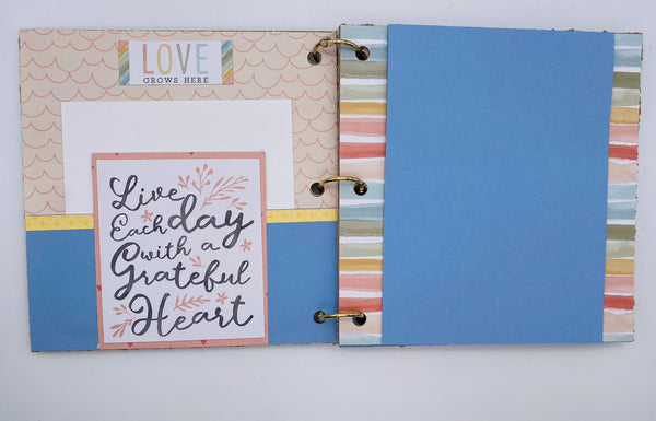 Premade Family Scrapbook Photo Album